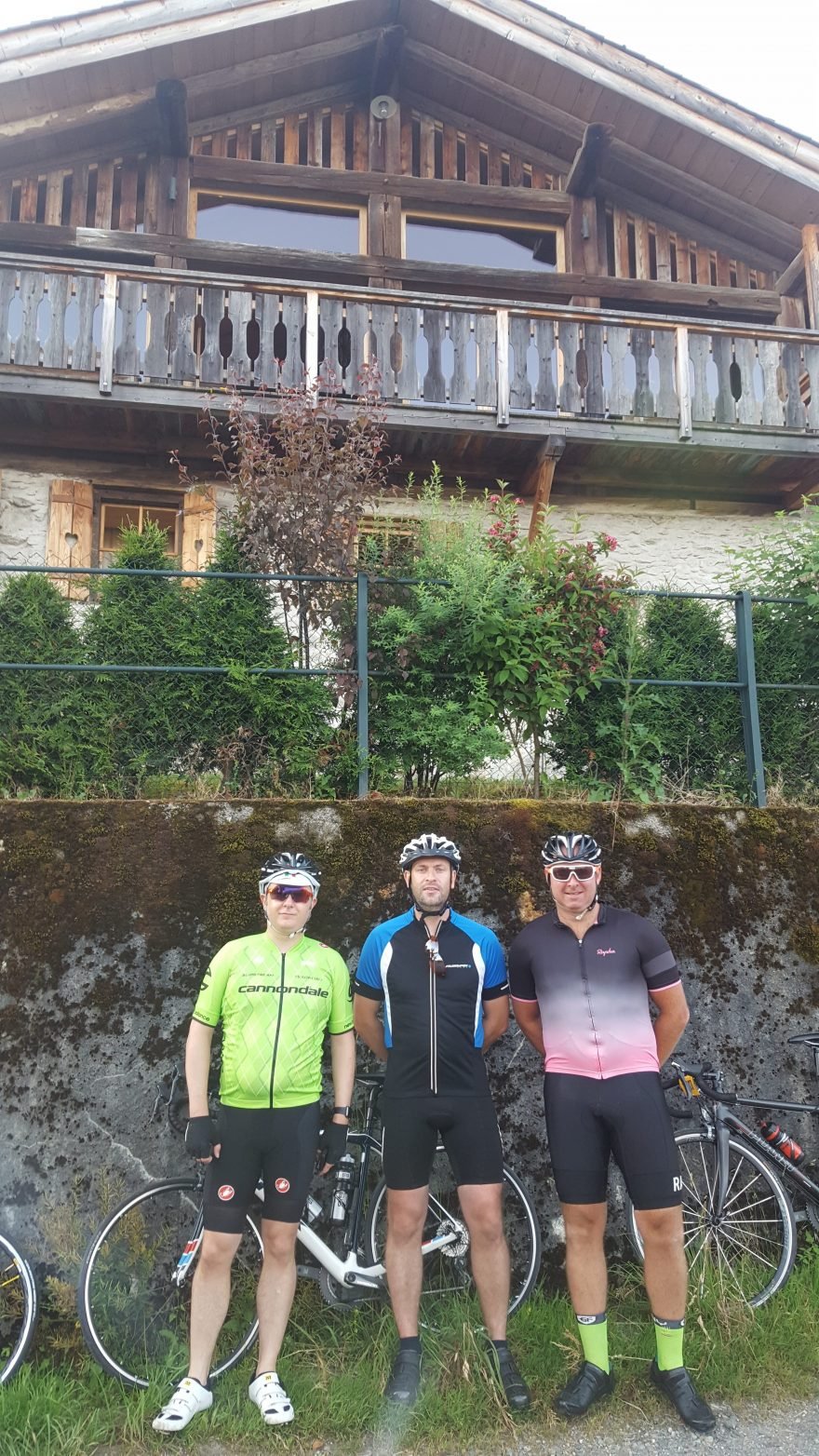 Ready to rumble! Photo taken in front of the chalet.